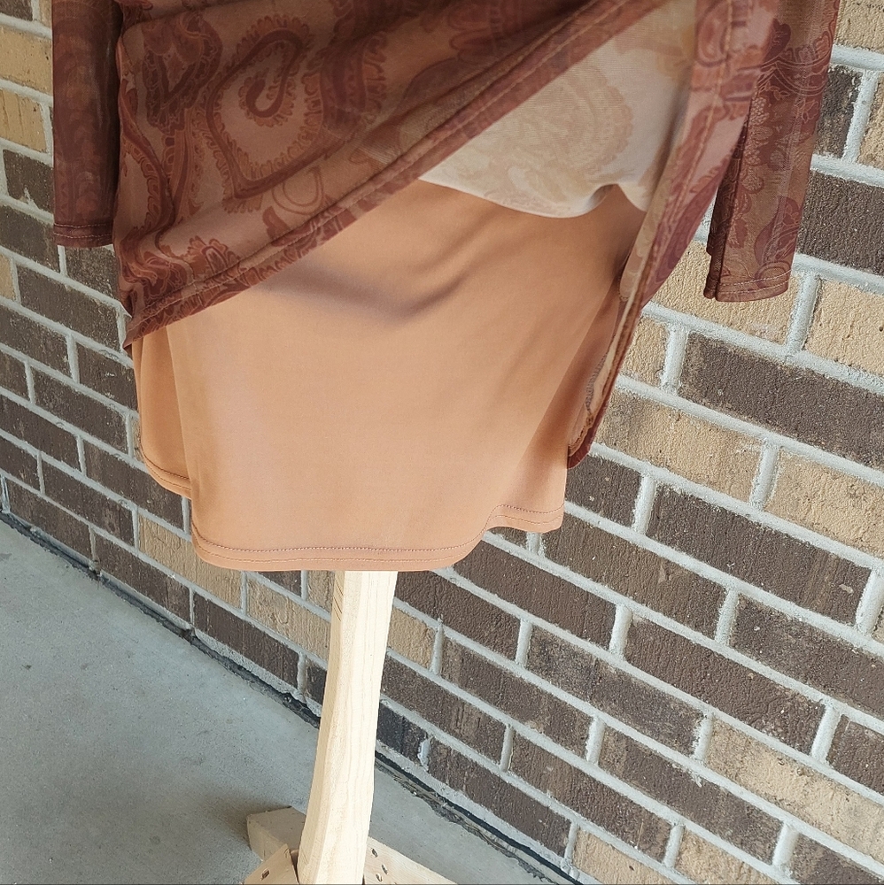 NWT Urban Outfitters Paisley Mesh Off Shoulder Dress - Picture 10 of 15